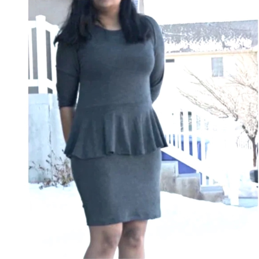 InStyle Sweater Fringe Dress